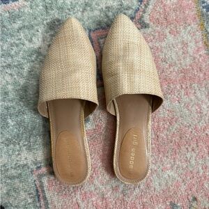 Madden Girl Women's Cream Textured Mules